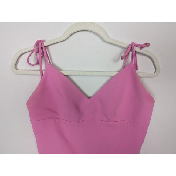 AMANDA UPRICHARD sz. M Cecilia Tie Bow Straps Mini Dress Party Cocktails Sexy - Picture 5 of 12